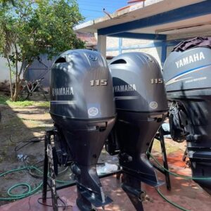 Twin 2020 model Yamaha 115hp 4-Stroke Outboard engine