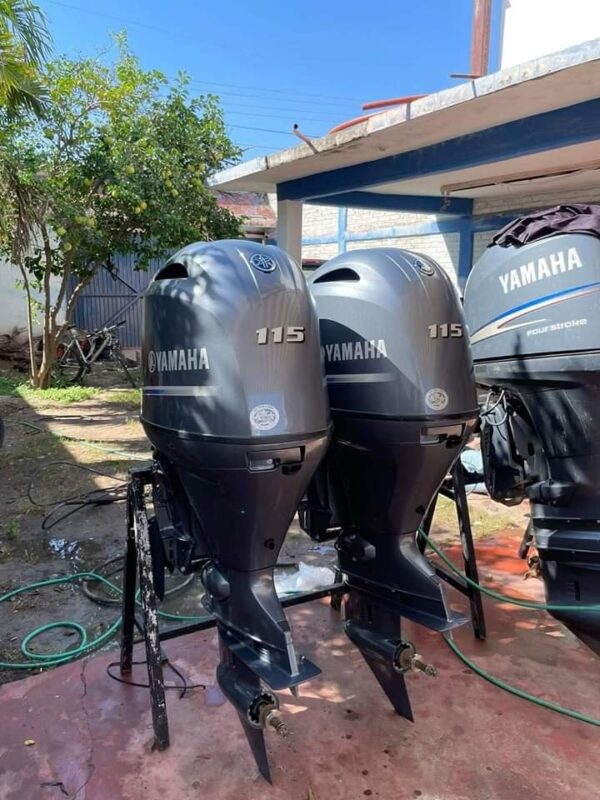 Twin 2020 model Yamaha 115hp 4-Stroke Outboard engine