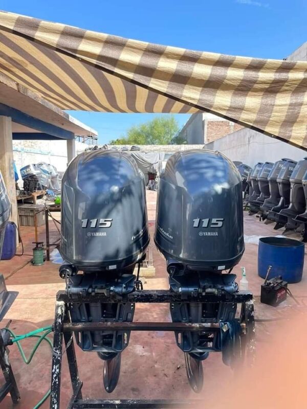 Twin 2020 model Yamaha 115hp 4-Stroke Outboard engine - Image 2